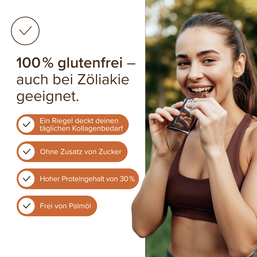Collagen Bar Dark Chocolate Almond
