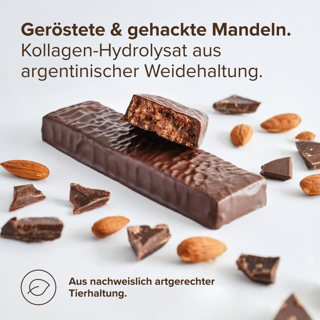Collagen Bar Dark Chocolate Almond