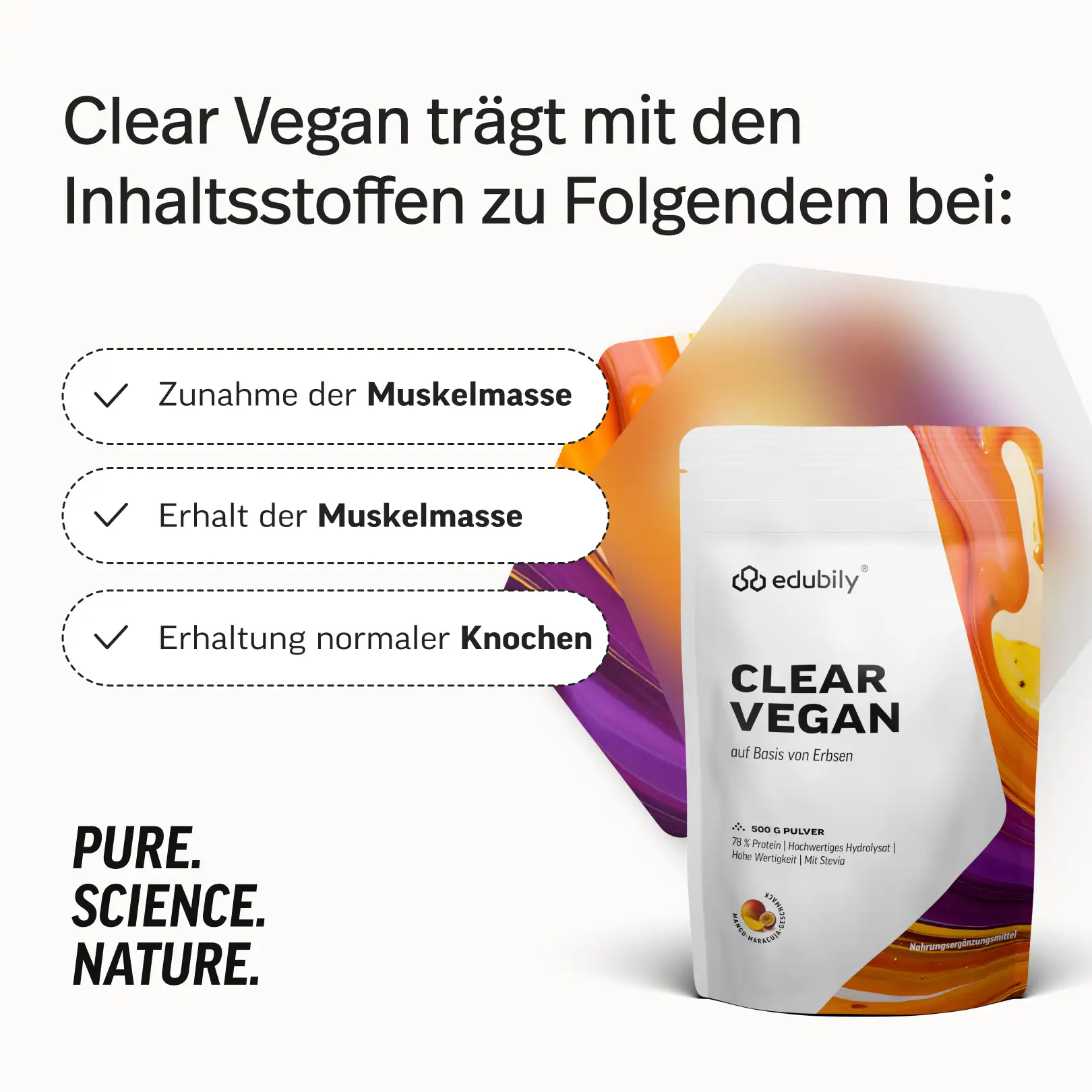 Clear Vegan Mango Maracuja