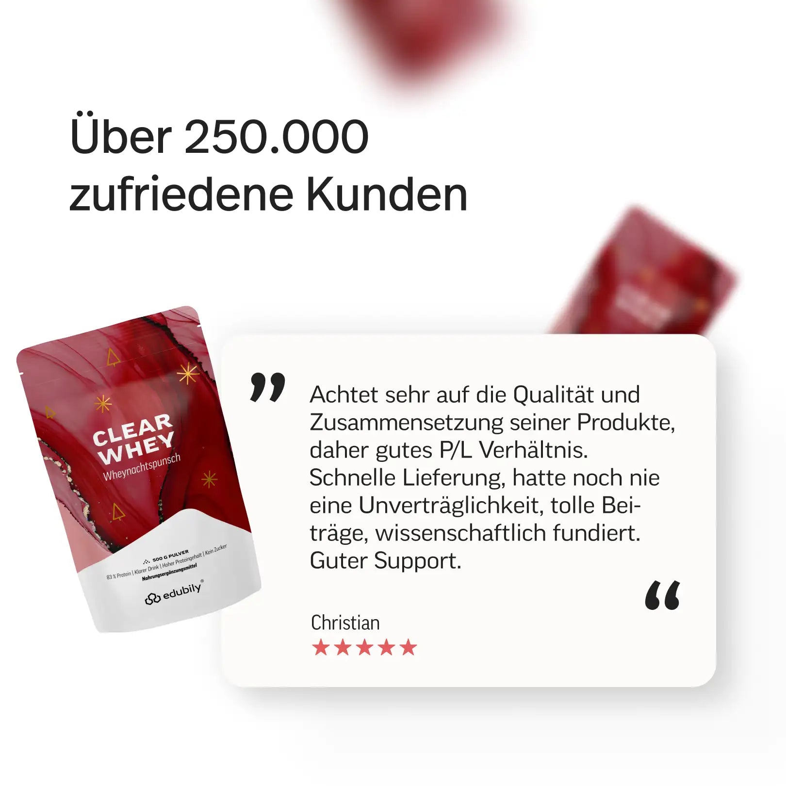 Clear Whey - Pulver aus Whey-Isolat