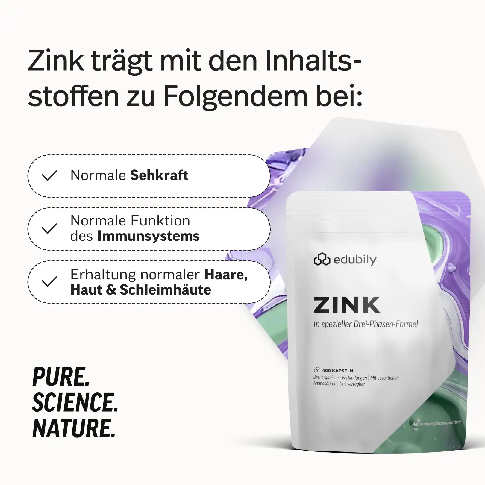 Zink-Komplex Kapseln