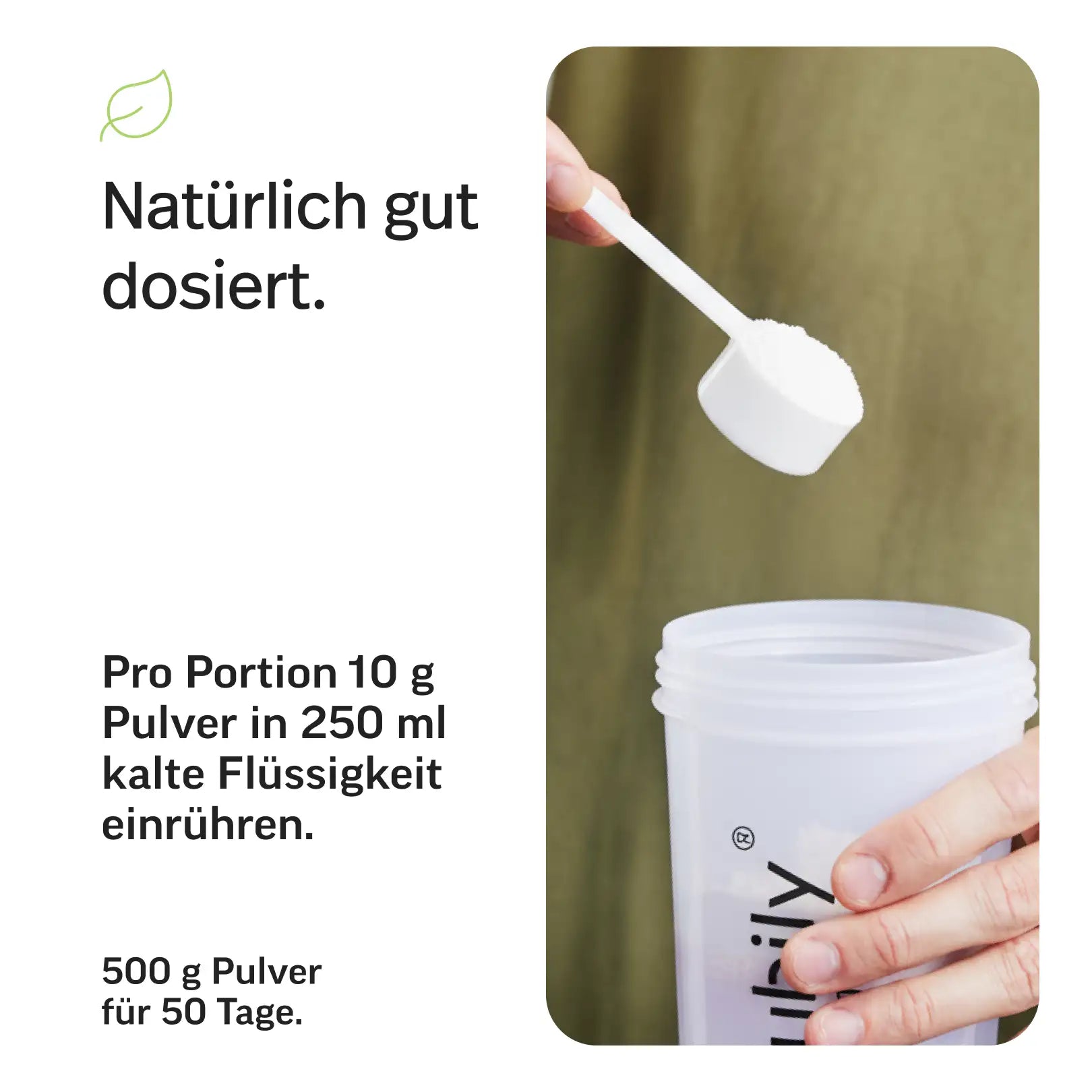 PURE L-Glutamin Pulver
