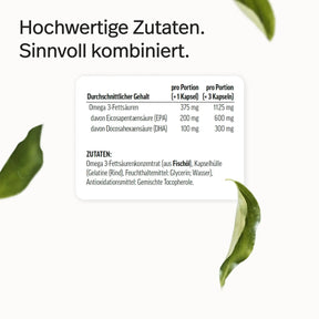 Omega-3 Kapseln – Triglyceride 70 %