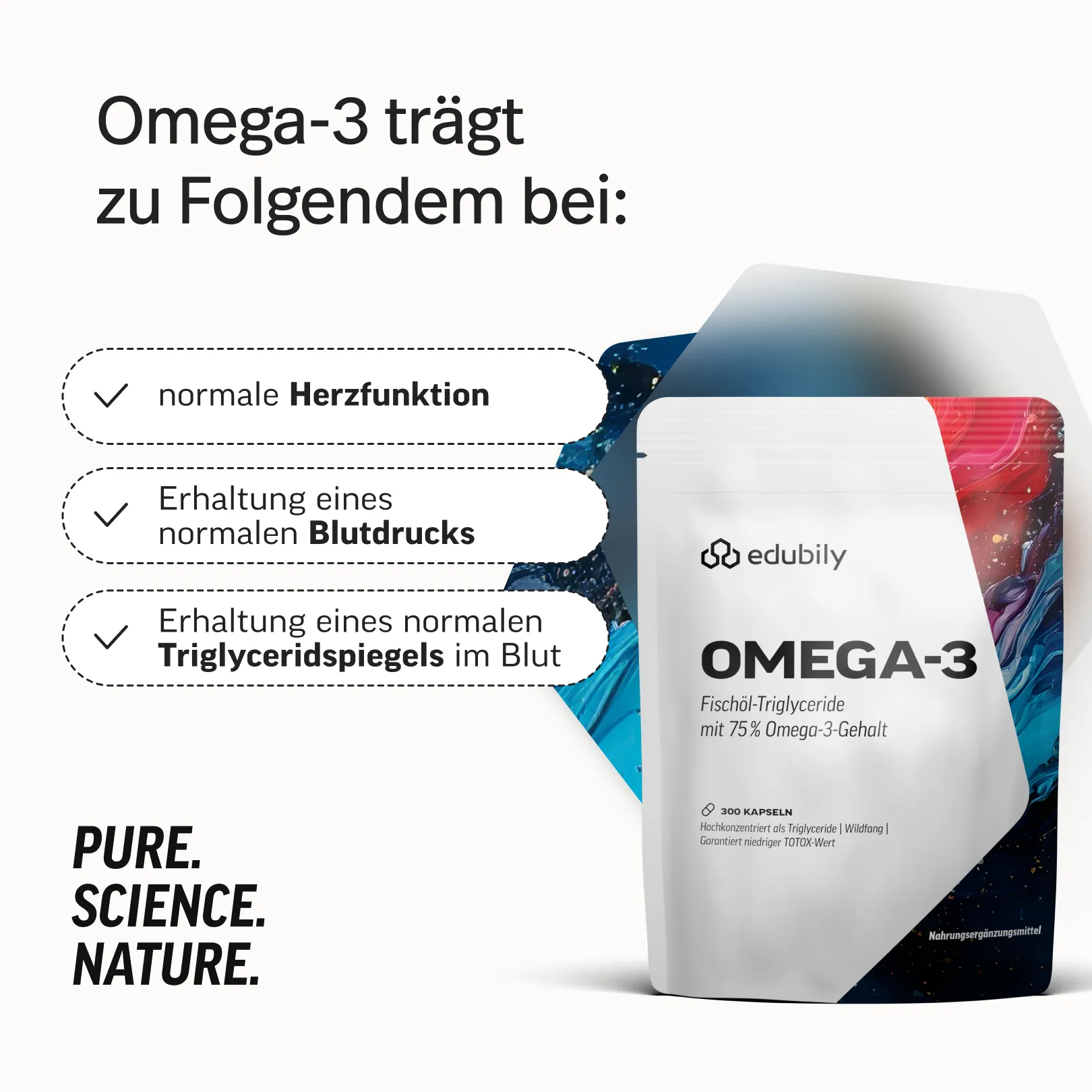 Omega-3 Kapseln – Triglyceride 70 %