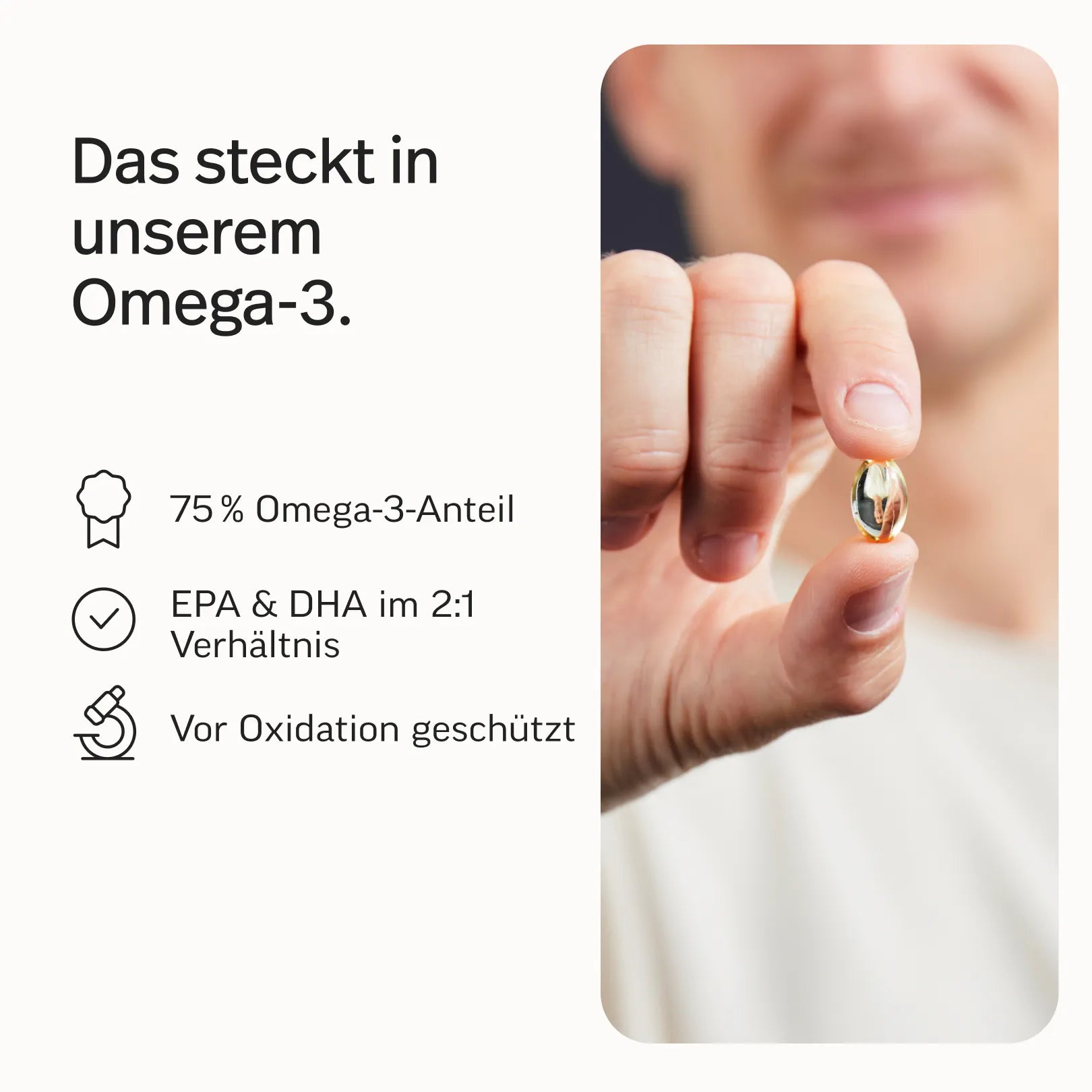 Omega-3 Kapseln – Triglyceride 70 %