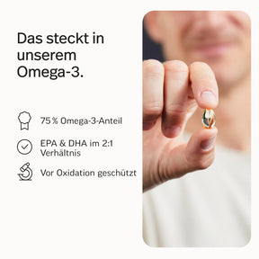 Omega-3 Kapseln – Triglyceride 70 %