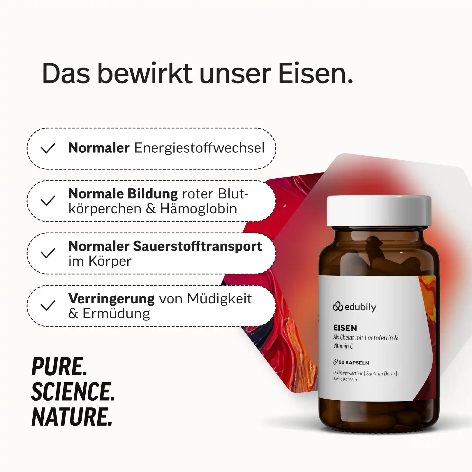 Eisen Kapseln mit Lactoferrin