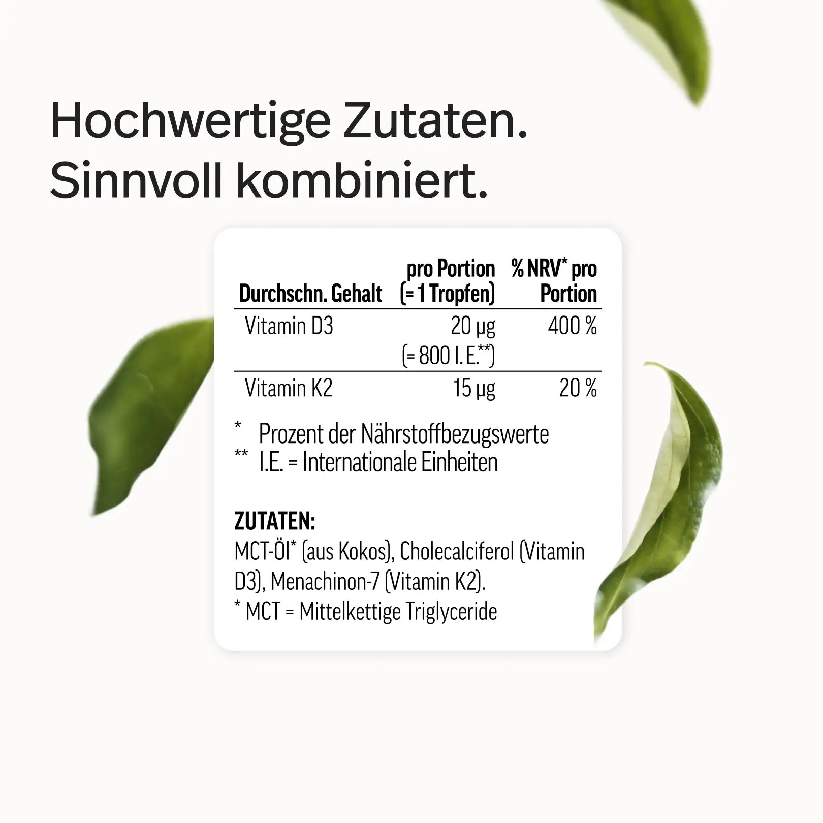 Vitamin D3 & K2 Tropfen