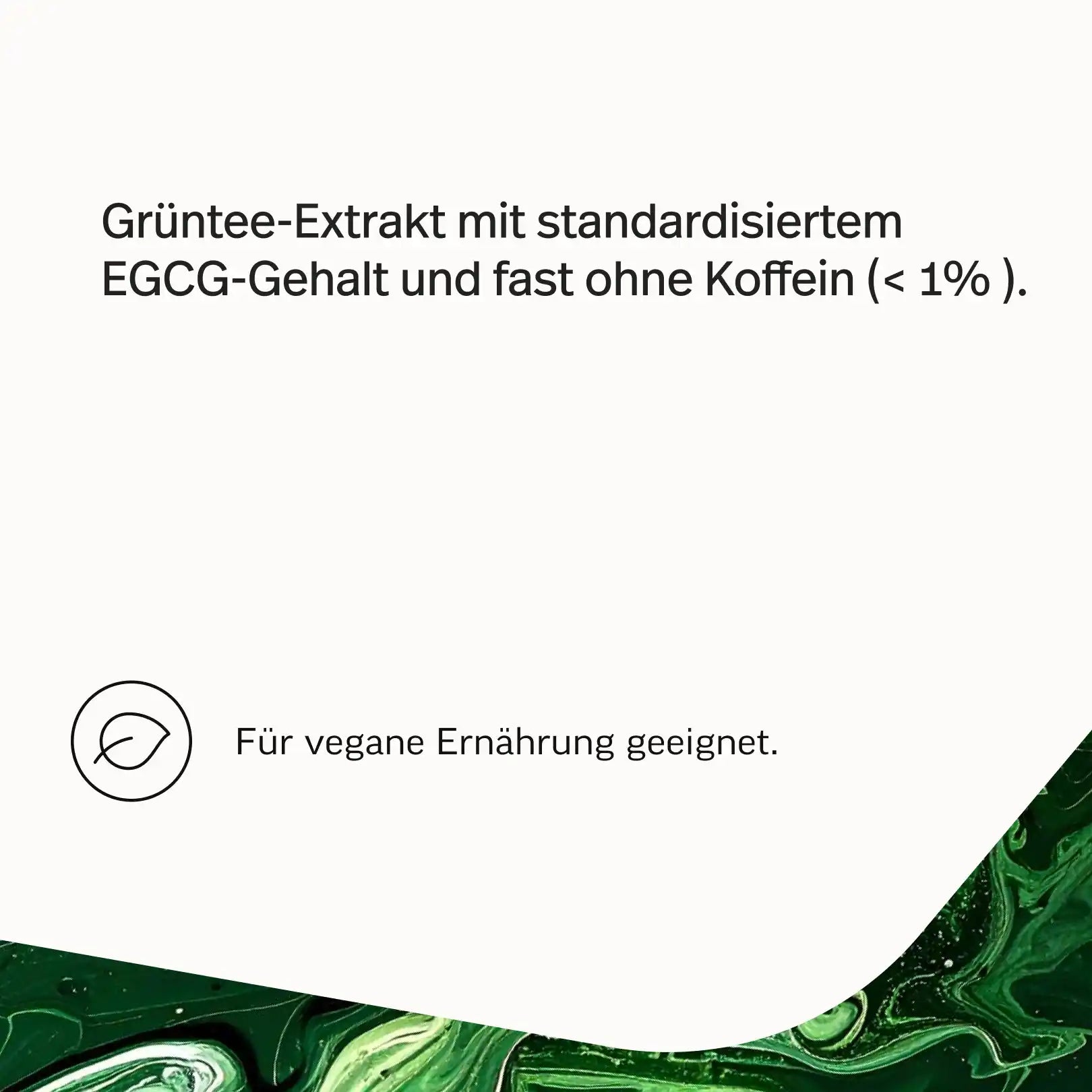 Grüner-Tee-Extrakt Kapseln mit 50 % EGCG