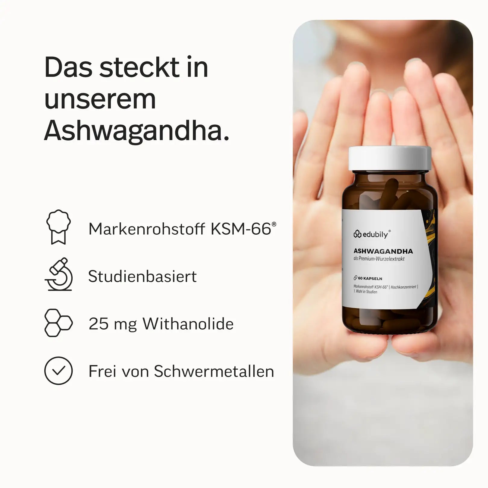 Ashwagandha-Extrakt Kapseln