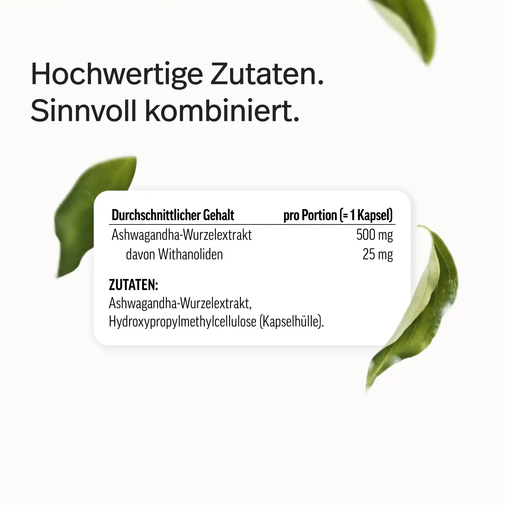Ashwagandha-Extrakt Kapseln