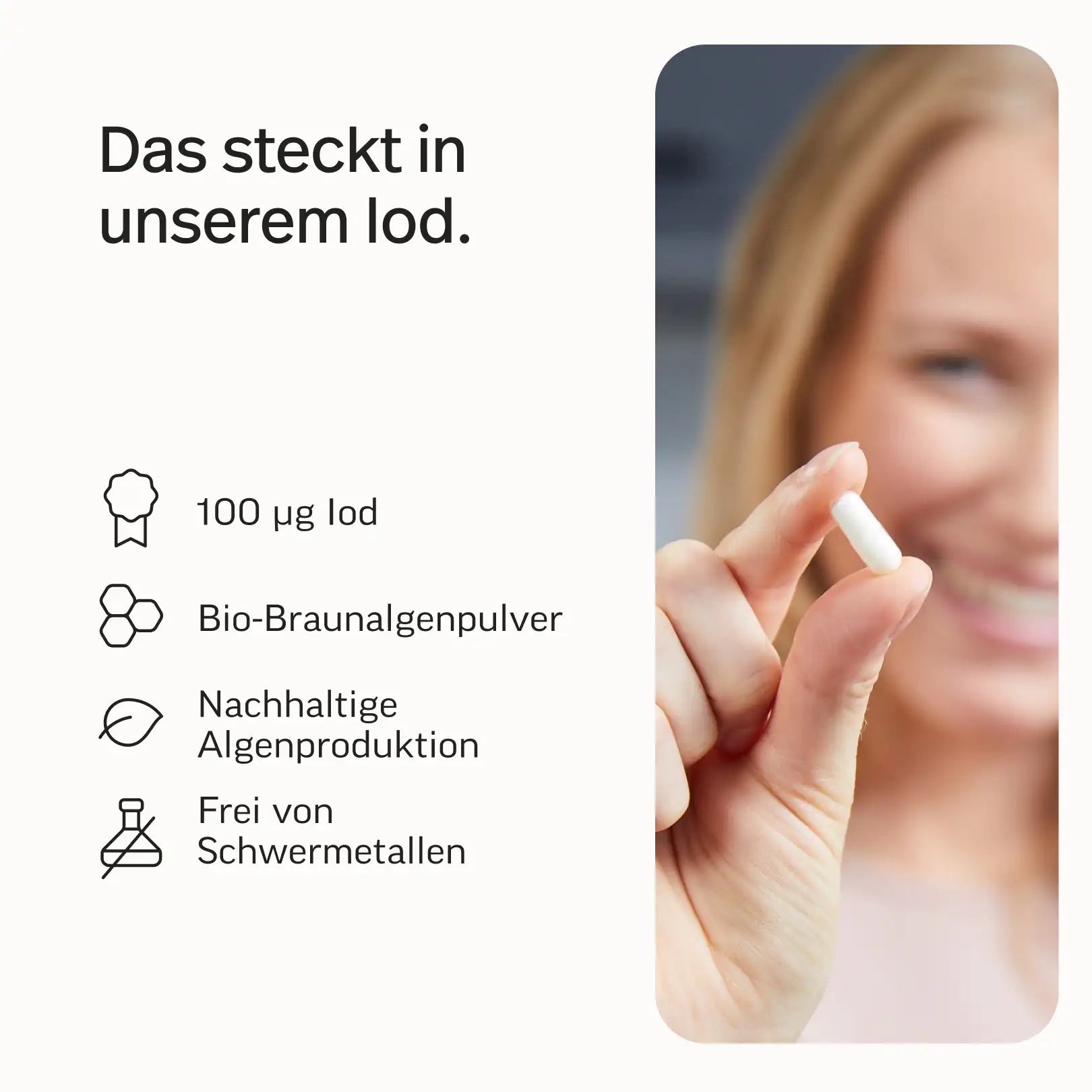 Iod Kapseln – aus reinstem Bio-Kelp