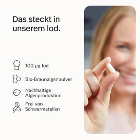 Iod Kapseln – aus reinstem Bio-Kelp