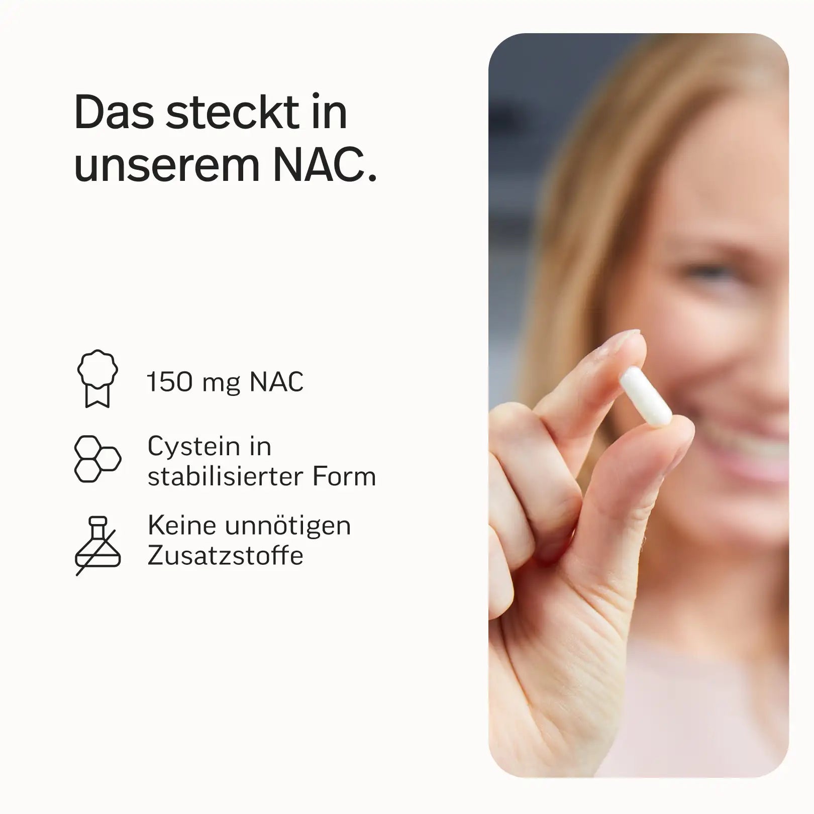 PURE N-Acetyl-L-Cystein (NAC)