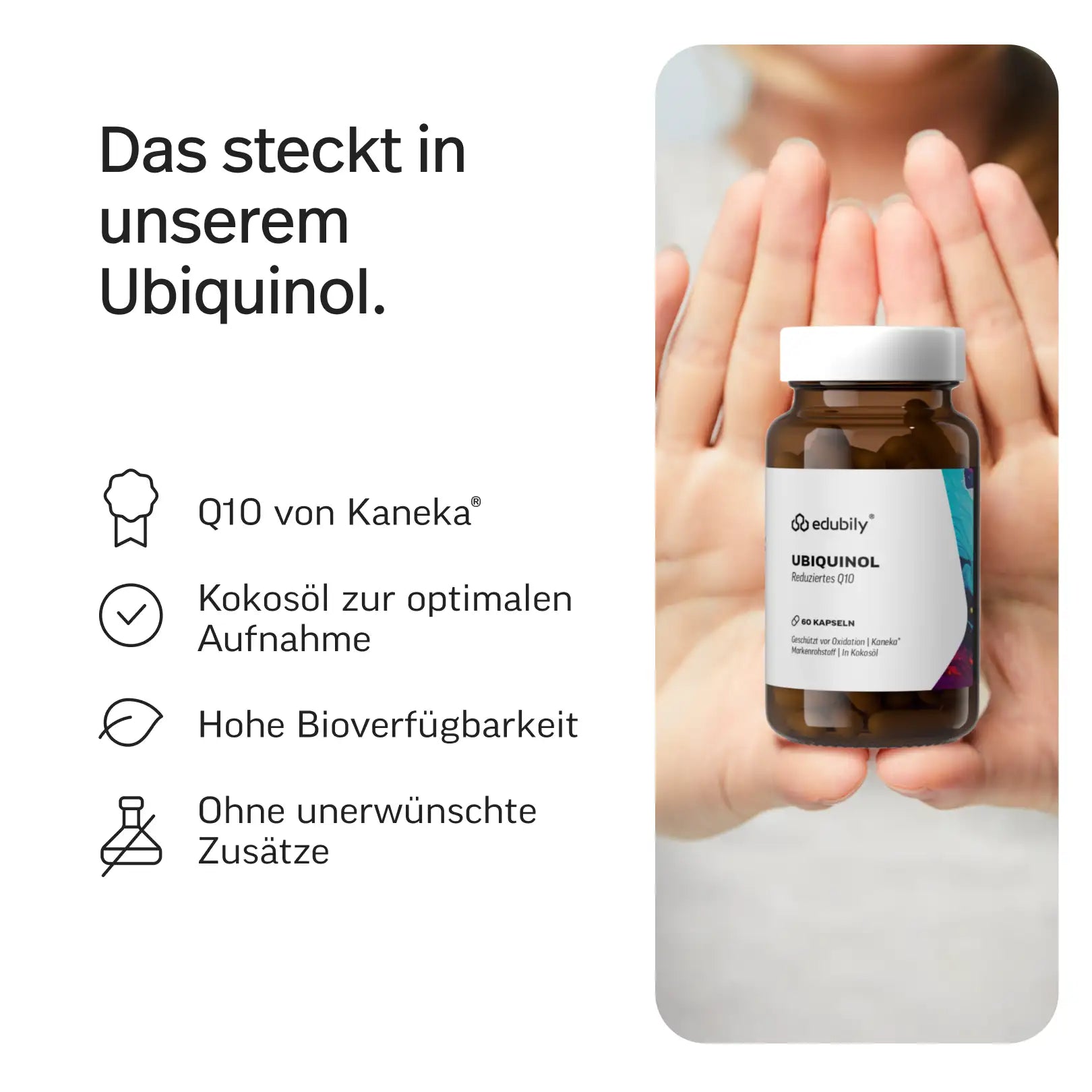 Ubiquinol Kapseln – Reduziertes Q10 von Kaneka®