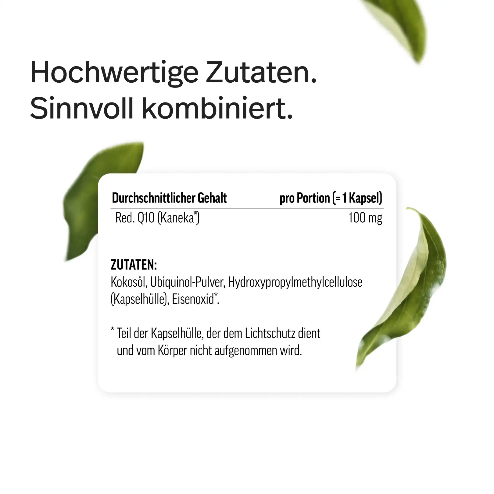 Ubiquinol Kapseln – Reduziertes Q10 von Kaneka®