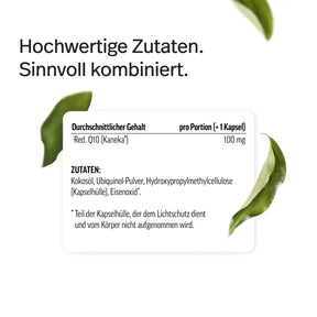 Ubiquinol Kapseln – Reduziertes Q10 von Kaneka®
