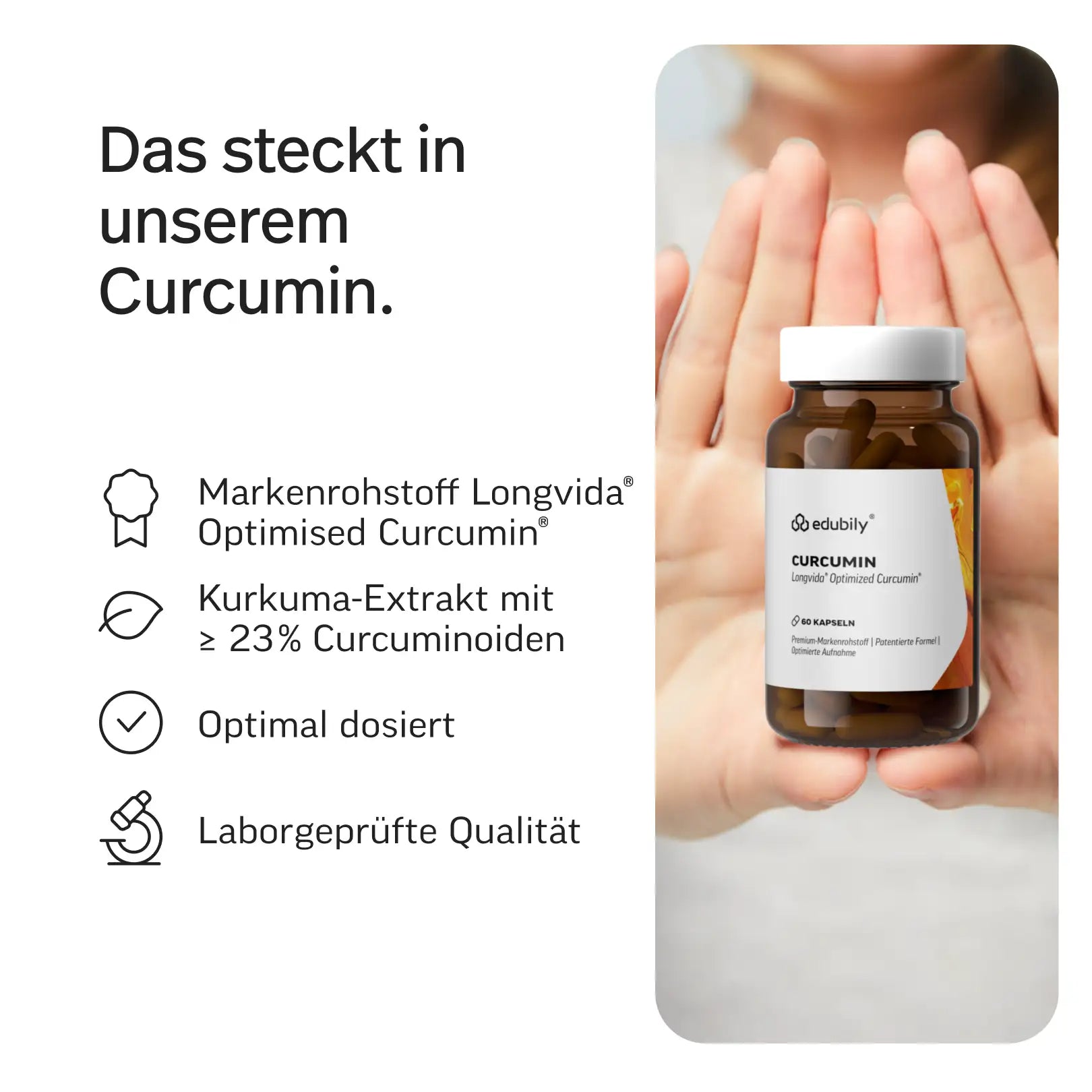Curcumin Kapseln – Longvida® Optimised Curcumin®