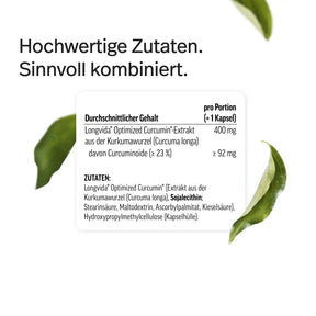 Curcumin Kapseln – Longvida® Optimised Curcumin®