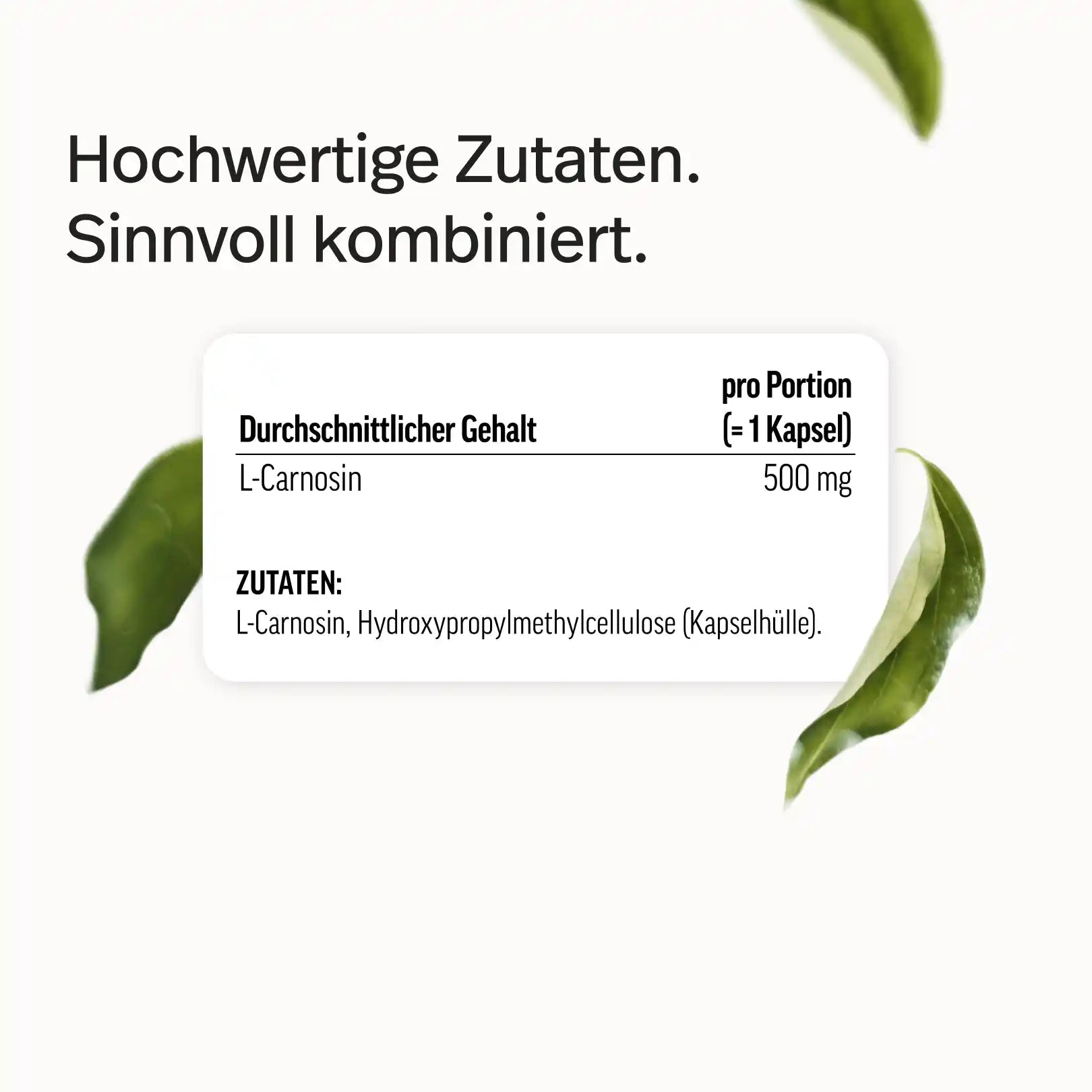 PURE L-Carnosin Kapseln
