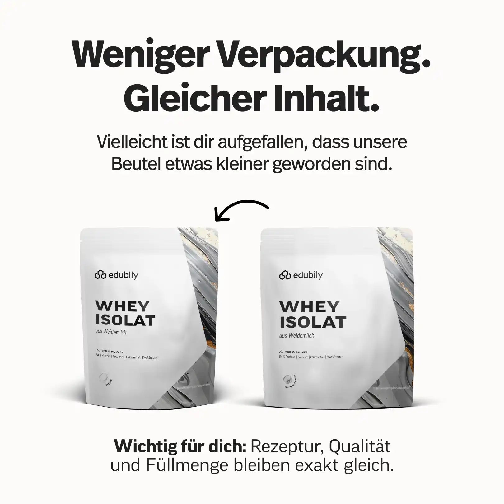 Whey-Isolat Pulver aus Weidemilch - Neutral