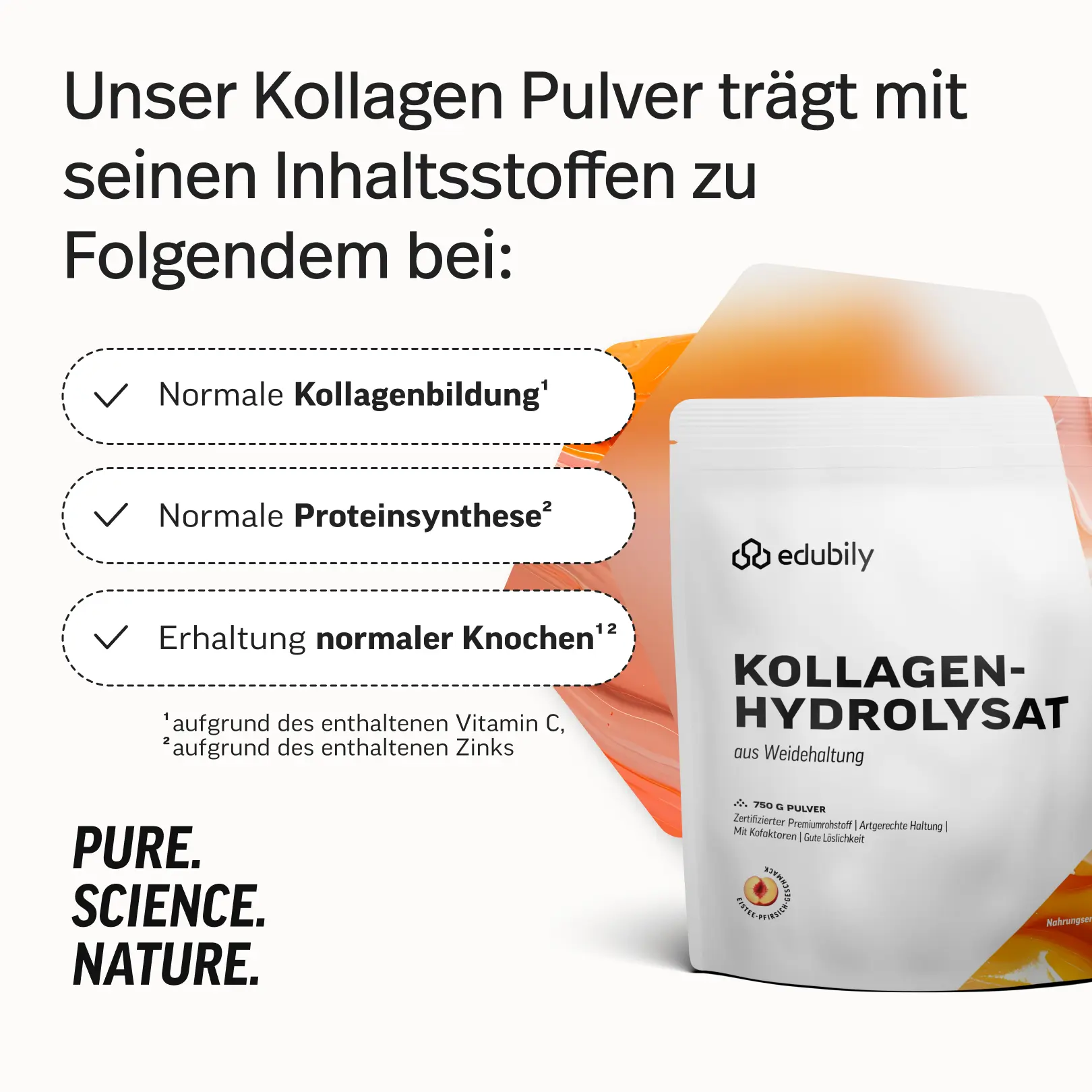 Kollagen-Hydrolysat Pulver
