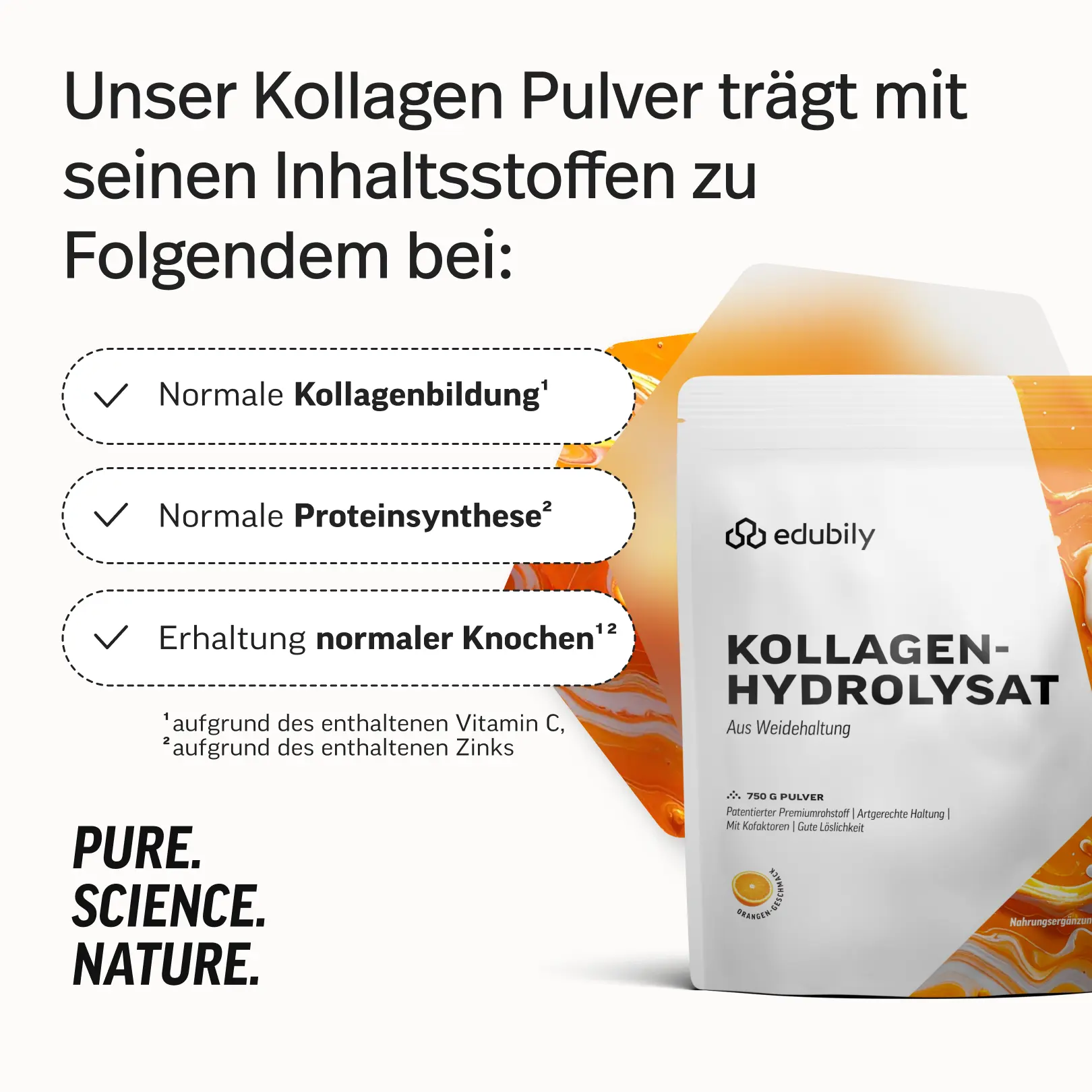 Kollagen-Hydrolysat Pulver