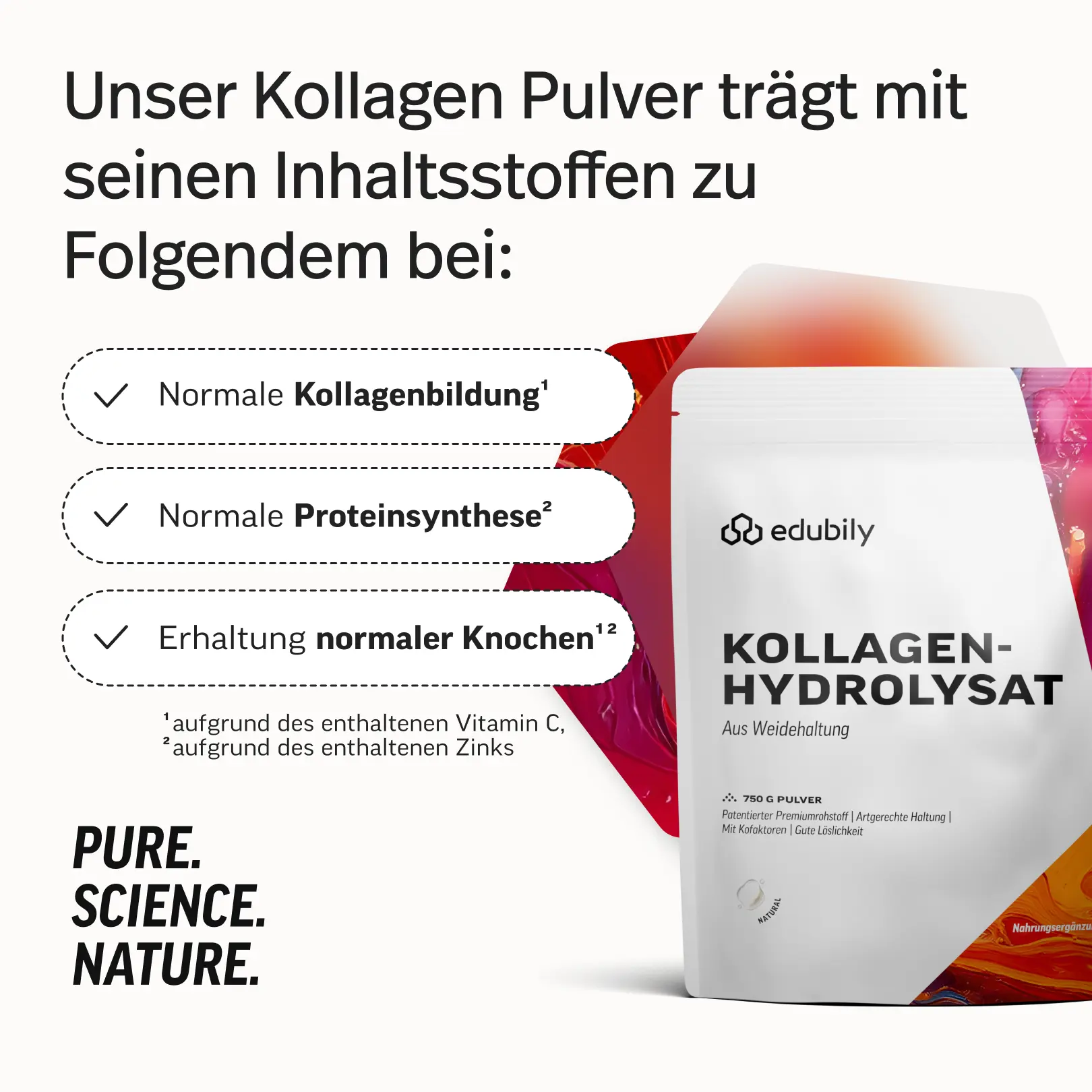 Kollagen-Hydrolysat Pulver