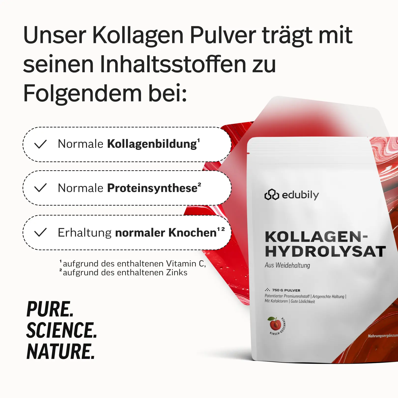 Kollagen-Hydrolysat Pulver