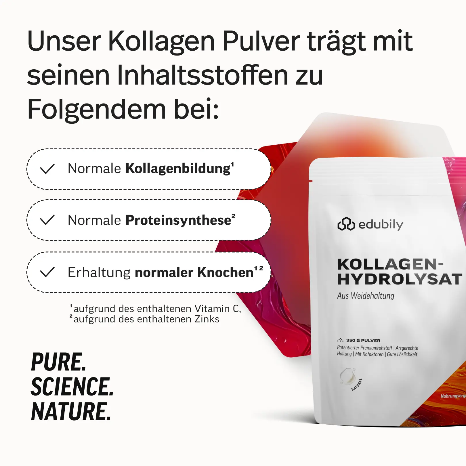 Kollagen-Hydrolysat Pulver