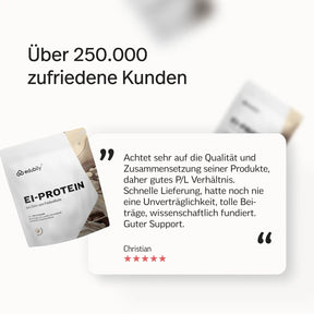 Ei-Protein Pulver aus Freilandhaltung