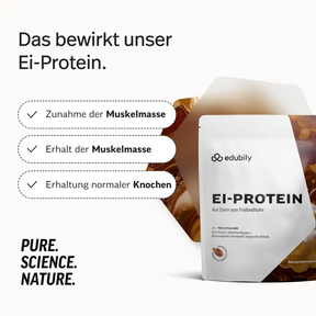 Ei-Protein Pulver aus Freilandhaltung