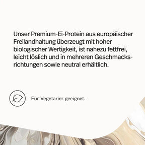 Ei-Protein Pulver aus Freilandhaltung