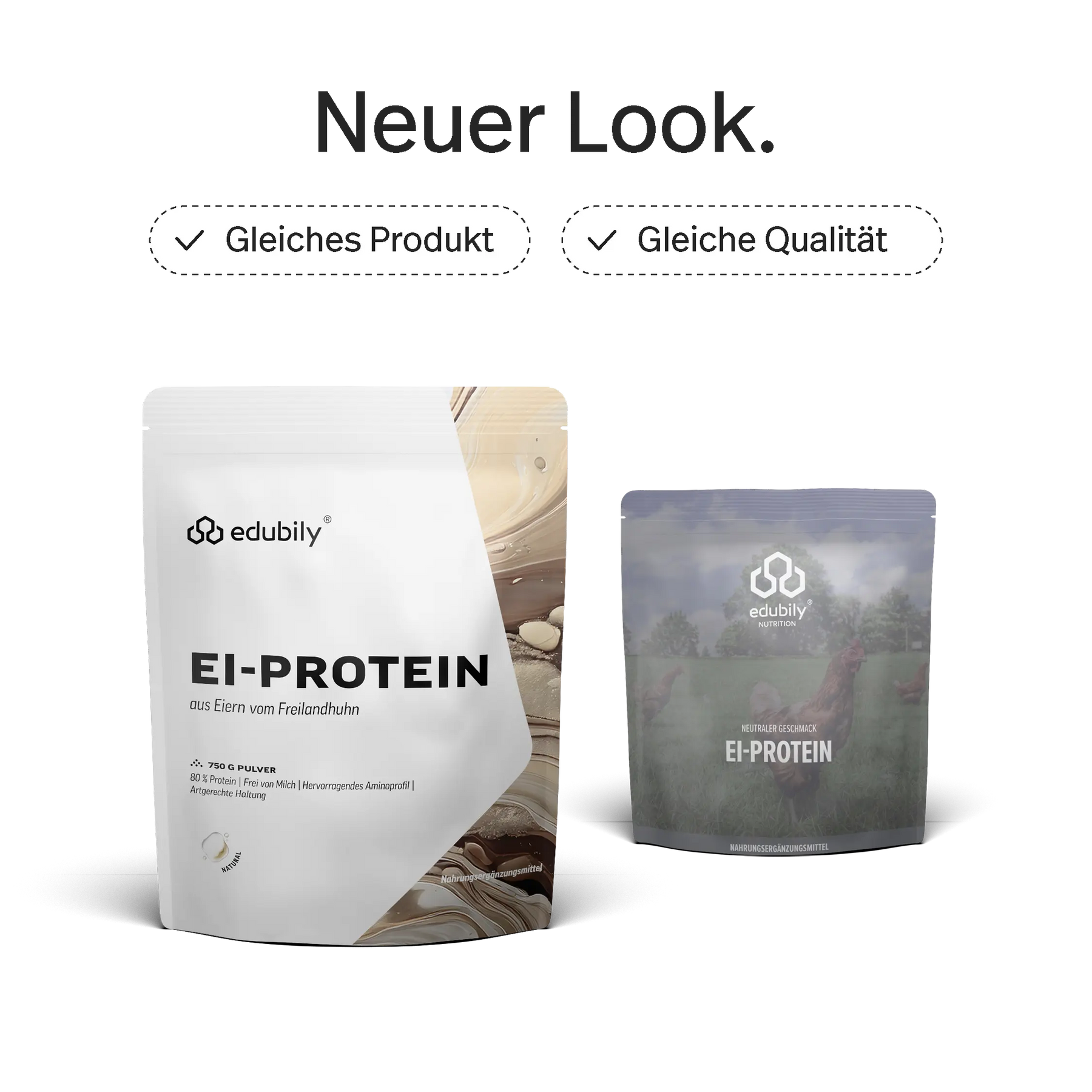 Ei-Protein Pulver aus Freilandhaltung