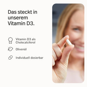 Vitamin D3 Öl & Kapseln
