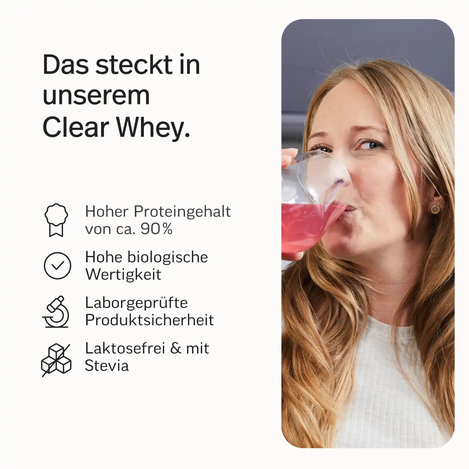Clear Whey - Pulver aus Whey-Isolat