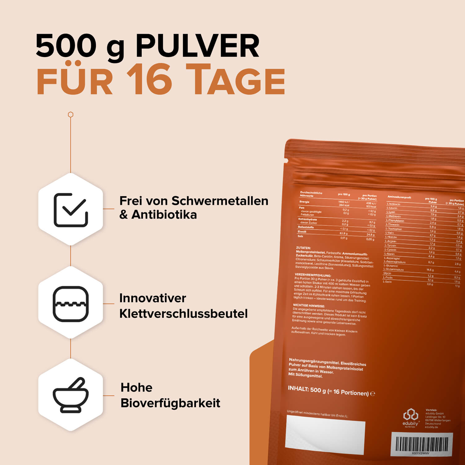 Clear Whey - Pulver aus Whey-Isolat
