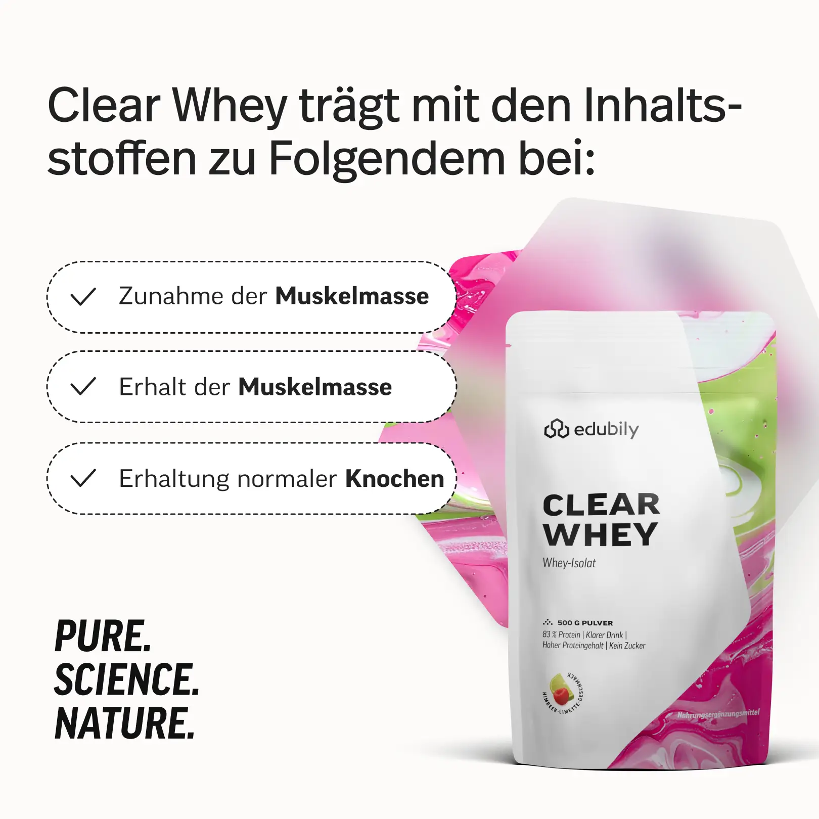 Clear Whey - Pulver aus Whey-Isolat
