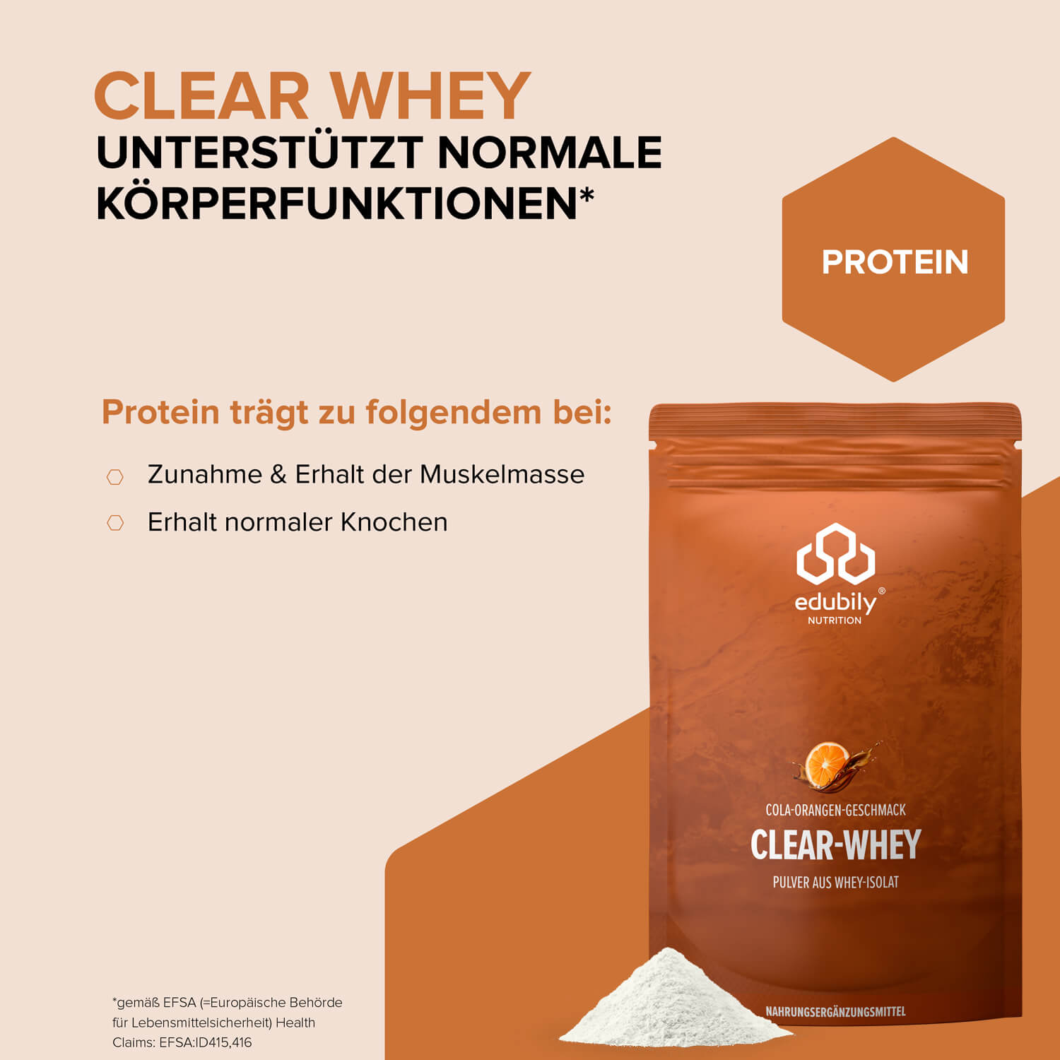 Clear Whey - Pulver aus Whey-Isolat