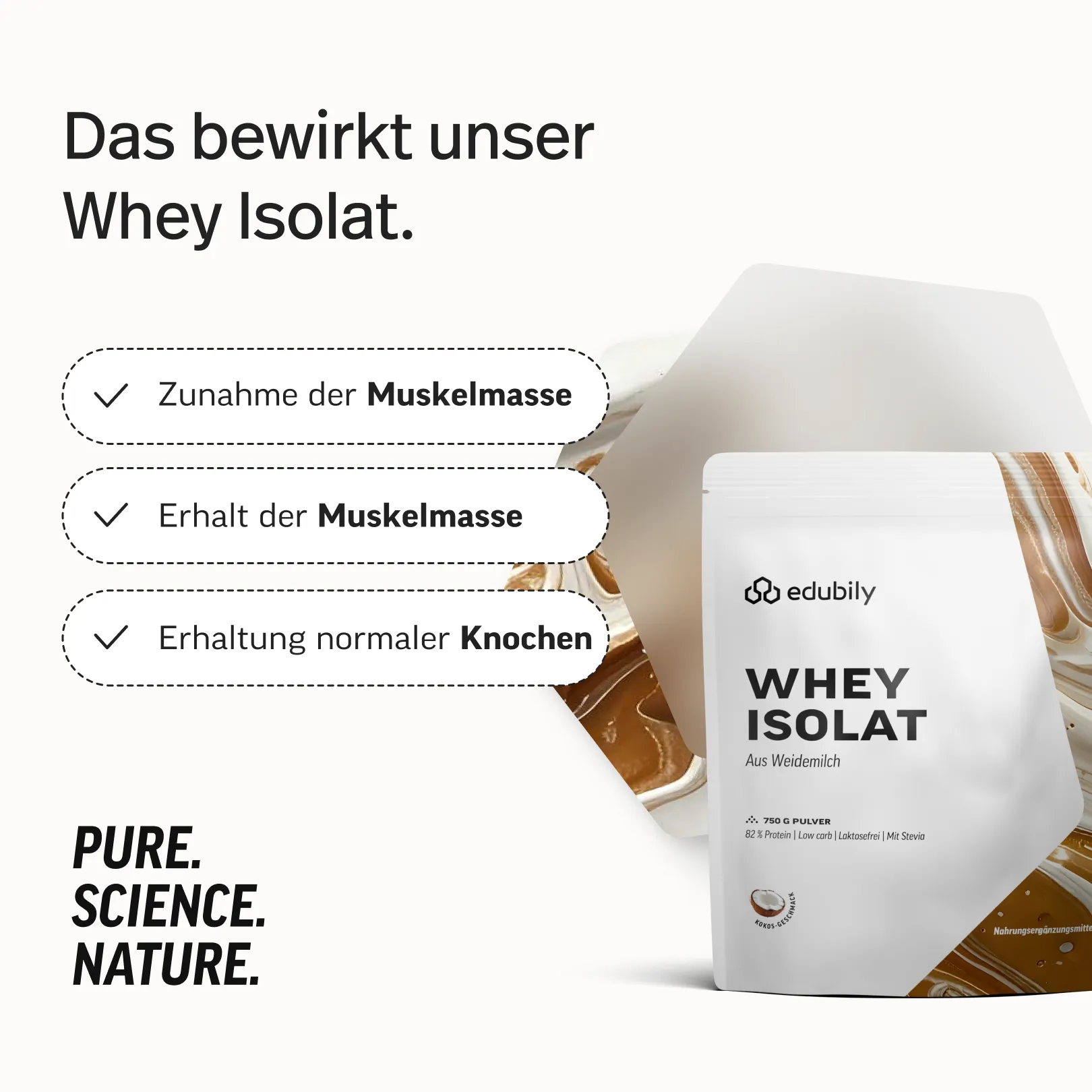 Whey-Isolat Pulver aus Weidemilch