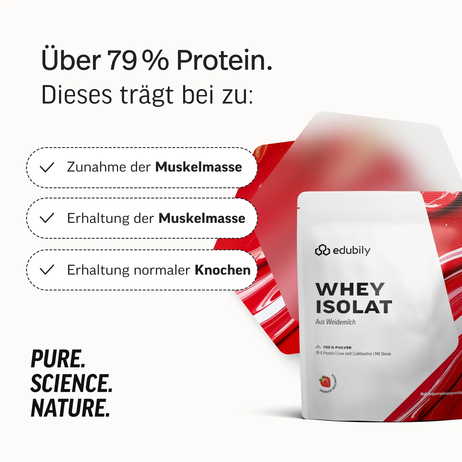 Whey-Isolat Pulver aus Weidemilch