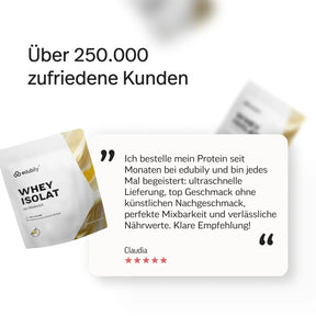 Whey-Isolat Pulver aus Weidemilch