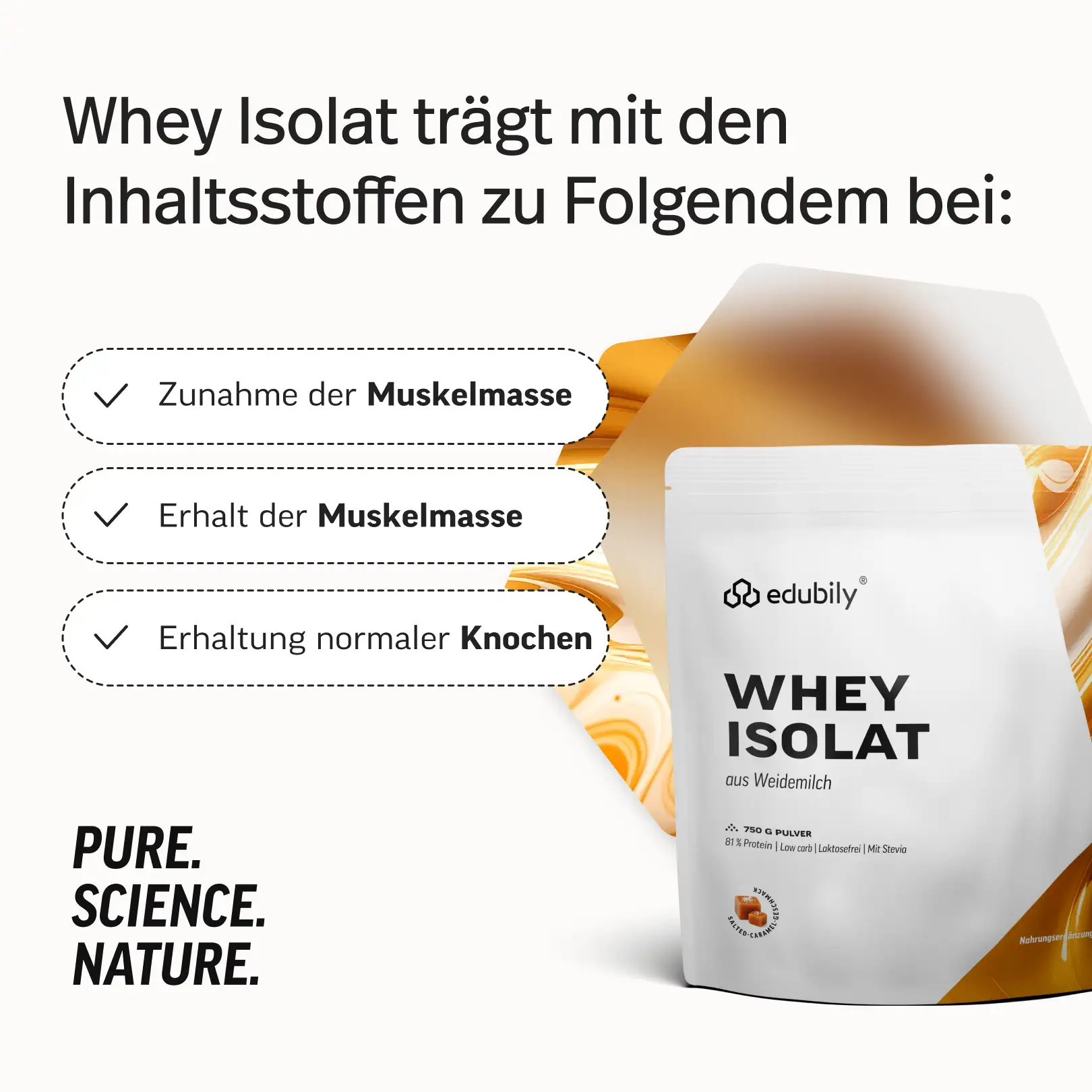 Whey-Isolat Pulver aus Weidemilch
