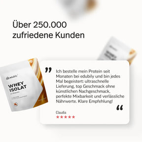 Whey-Isolat Pulver aus Weidemilch