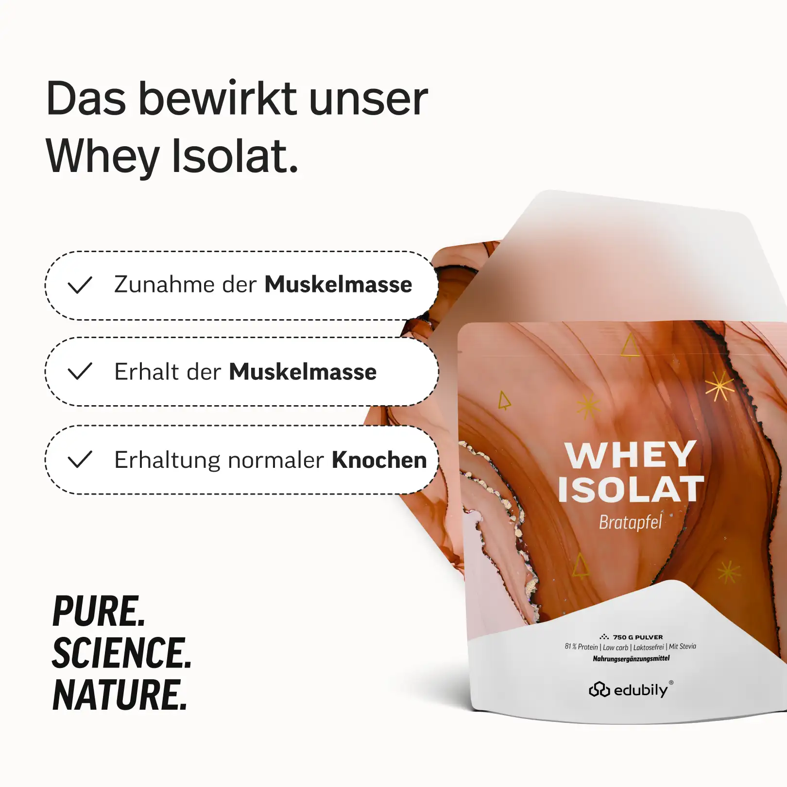 Whey-Isolat Pulver aus Weidemilch