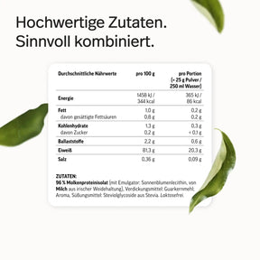 Whey-Isolat Pulver aus Weidemilch