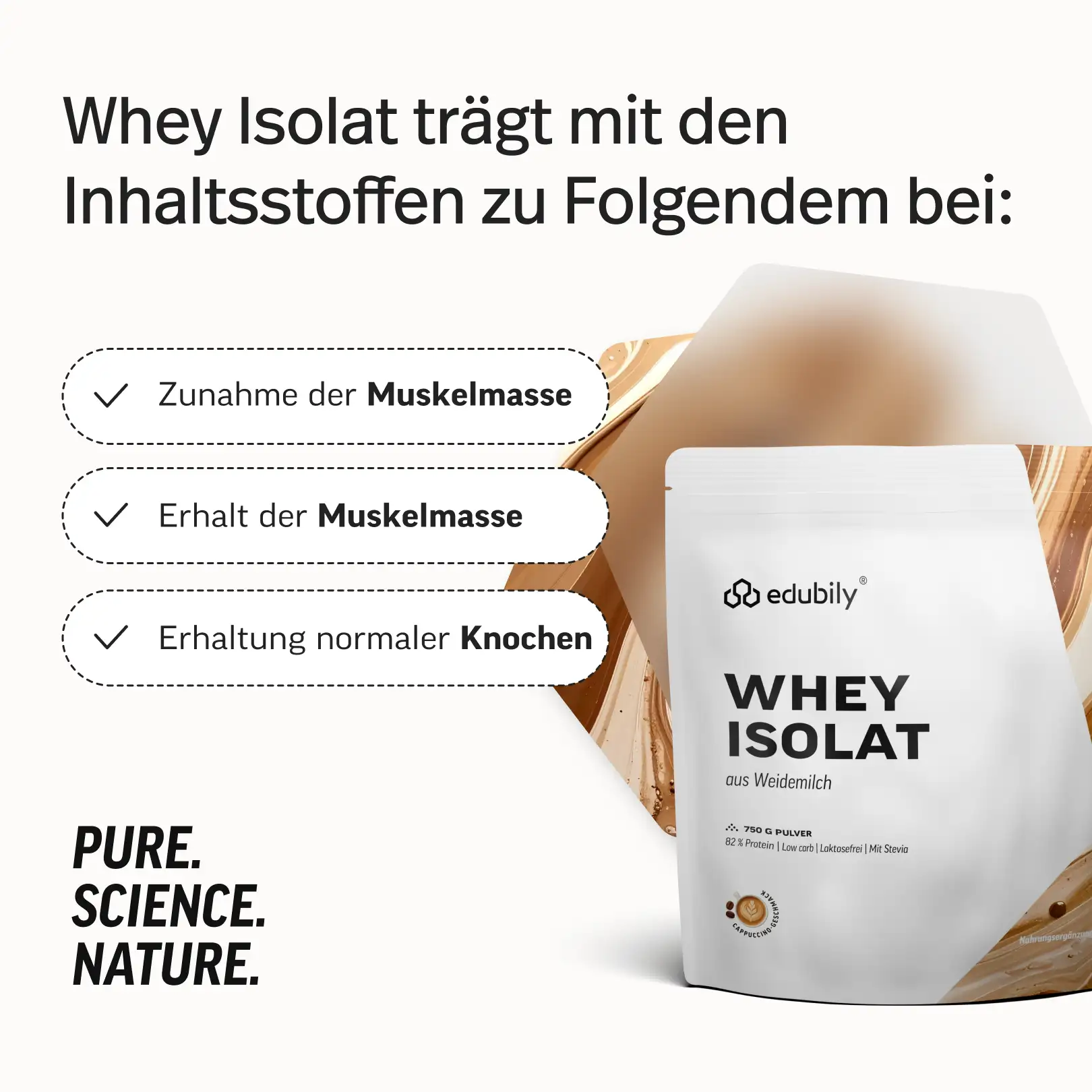 Whey-Isolat Pulver aus Weidemilch