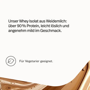 Whey-Isolat Pulver aus Weidemilch