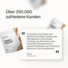 Whey-Isolat Pulver aus Weidemilch
