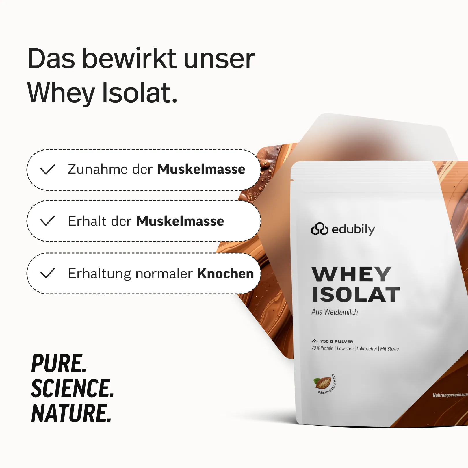 Whey-Isolat Pulver aus Weidemilch
